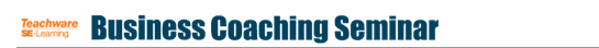 Business�@Coaching�@Seminar